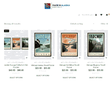Tablet Screenshot of alaskaposters.com